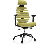 Chaise de bureau / Chaise pivotante ERGO LINE II PRO tissu vert hjh OFFICE Vert G