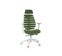 Chaise de bureau / chaise pivotante ERGO LINE W tissu mystic forrest