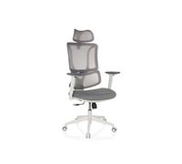 Chaise de bureau / chaise pivotante ERGOMY W Assise tissu / dossier résille gris mybuero Gris G