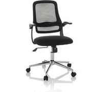 HJH Office – Chaise de bureau – Tissu/Maille – Noir – 102 x 57 x 53