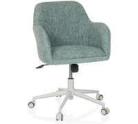 hjh Living – Chaise de bureau SOLAO Home – Rembourrée, réglable en hauteur, bascule – Menthe