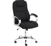 Chaise de bureau CLP BIG Apoll réglable en hauteur et pivotante,noire