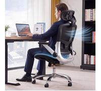 Chaise de bureau - COMHOMA - CH405 - Accoudoirs 4D - Appui-tête 2D - Dossier haut inclinable 90-125°