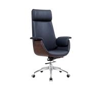 Chaise De Bureau Confortable Chaise d'étude à domicile à la mode à dossier haut, chaise de direction for le personnel de conférence, peut soulever le siège pivotant Chaises De Bureau à Domicile(D)