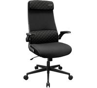 Chaise de bureau - COUGAR - Stryder - Tissu noir - Assise 49x57 cm - Réglable 115-125 cm