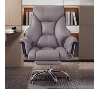 Chaise de bureau de bureau exécutif à dossier élevé avec conception ergonomique Hauteur à hauteur de fauteuil ajusté Fonction de pivot et rembourrage de siège en latex Big Boss chaise de boss en cuir