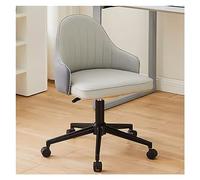 Chaise de Bureau de Direction Moderne et Ergonomique en Similicuir, pivotante et réglable, avec Cadre Noir, pour Ordinateur et Jeux vidéo, Hauteur réglable grâce à des roulettes