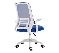 Chaise de Bureau de élévatrice Accoudoir réversible de à mi-Dos d’Ordinateur pivotante en Maille Respirante pour l’étude à dom