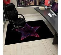 Chaise de bureau de jeu MAT 100x140cm Protecteur de tapis pour planchers de bois franc tapis de sol sans glissement pour chaise de jeu de chaise chaise de bureau avec protection de zone à haut trafic