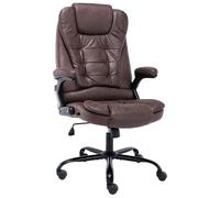 Chaise de Bureau de Massage Gris Clair Cuir Véritable Fauteuil Siège vidaXL