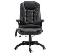 Chaise De Bureau De Massage Noir Similicuir - Vidaxl Noir
