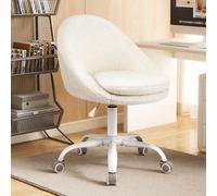 Chaise de bureau [Design élégant] Ces coiffeuses allient esthétique et ergonomie pour un confort quotidien optimal.[Molle douce et confortable] Le tissu doux et moelleux, associé à un rembourrage épai