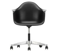 Chaise de bureau Eames Plastic Armchair PACC RE frame polished die-cast aluminum