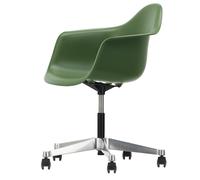 Chaise de bureau Eames Plastic Armchair PACC RE frame polished die-cast aluminum