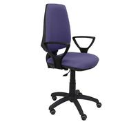 Chaise de bureau ELCHE - accoudoirs fixes - Bleu clair