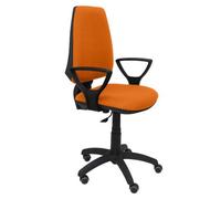 Chaise de bureau ELCHE - accoudoirs fixes - Orange