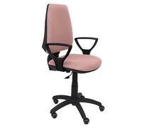 Chaise de bureau ELCHE - accoudoirs fixes - Rose