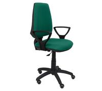 Chaise de bureau ELCHE - accoudoirs fixes - Vert