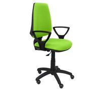 Chaise de bureau ELCHE - accoudoirs fixes - Vert pomme