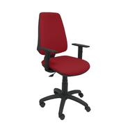 Chaise de bureau ELCHE - accoudoirs réglables - Bordeaux