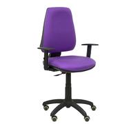 Chaise de bureau ELCHE - accoudoirs réglables - Lilas