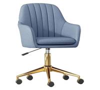 Chaise de bureau élégante à base dorée avec accoudoirs, chaise de travail ergonomique pour ordinateur, chaise de jeu pivotante et roulante pour bureau et chambre à coucher pour filles Octopus feet