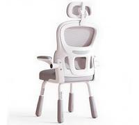 Chaise de Bureau en Maille Avec Roulettes, Ergonomique, Fauteuil de Bureau Ultra Épaisse Avec Support Lombaire et Appui-tête, S'adaptant À la Courbe du Dos du Corps Humain, Pour la Maison et le Bureau