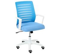 Chaise de Bureau en Maille Hauteur Réglable Dossier Inclinable Pivotante Rembour