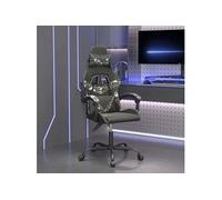 Chaise de bureau en plastique non pliable interieur H. 121 cm vert