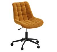 Chaise de bureau en velours côtelé