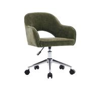 Chaise De Bureau Enfant À Roulettes Ajustable Tissu Chenille - Jim Kid Kaki TU