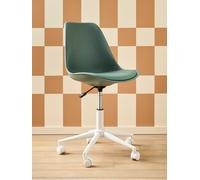 Chaise de bureau enfant à roulettes vert TU