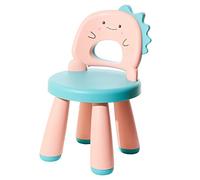 Chaise De Bureau Enfant En Plastique - Tabouret enfant - Fauteuil Enfant Et Bébé Ergonomique Confortable Légère Robuste - Adapté De 2 À 6 Ans - Facile À Nettoyer - Design Dinosaure - Petite Chaise