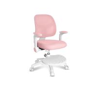 Chaise de bureau enfant MARK ADLER Junior 5.0 Rose - Ergonomique, Hauteur et profondeur réglables, Accoudoirs, Repose-pieds