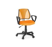 Chaise de bureau enfant / siège de bureau enfant KIDDY CD tissu maille orange