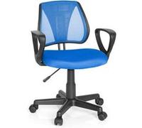 Chaise de bureau enfant / siège de bureau enfant KIDDY CD tissu maille turqouise Bleu G