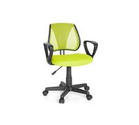 Chaise de bureau enfant / siège de bureau enfant KIDDY CD tissu maille vert