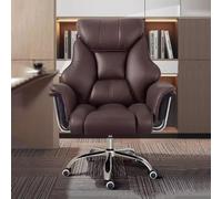 Chaise de Bureau Ergonomique à Dossier Haut avec accoudoirs réglables en Hauteur, pivotante et Assise rembourrée en Latex. Chaise Big Boss Confortable en Cuir rembourré pour Un Confort Optim