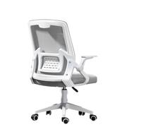 Chaise De Bureau Ergonomique à Dossier Haut Chaise De Bureau à Dossier Lombaire Chaises Pivotantes De Bureau Chaises Ergonomiques De Bureau à Domicile Assise ProlongéE (Cadre Blanc en Maille