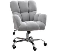 Chaise de Bureau Ergonomique à roulettes, Chaise de Bureau Moderne en Similicuir, Chaise d'ordinateur pivotante et réglable avec Dossier Haut
