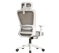 Chaise De Bureau Ergonomique Appuie-TêTe Lombaire Accoudoirs Rabattables RembourréS Ajustables Coussin D’Assise Confortable Chaises ExéCutives à Dossier Haut Bureau à Domicile (Pieds en Acie