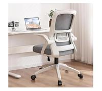 Chaise de bureau ergonomique avec accoudoirs réglables et soutien lombaire en maille respirante pour un confort ultime à la maison et au travail