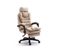 Chaise de Bureau Ergonomique avec Appui-tête et Coussin de Soutien Lombaire, siège réglable en Tissu Doux, idéale pour Le Confort à la Maison et au Bureau, Soutien postural amélioré.