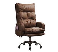 Chaise de bureau ergonomique avec chaise d'ordinateur inclinable et roulante pour la relaxation, chaise de chef exécutive, chaise de jeu et de travail confortable pour une utilisation toute la journée