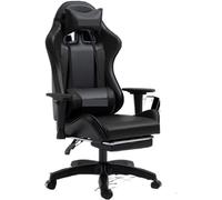 Chaise de Bureau Ergonomique avec Dossier réglable et Coussin en éponge Confortable, Noire, idéale pour la Maison et Le Bureau. Taille Unique.