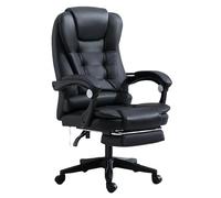 Chaise de Bureau Ergonomique avec Soutien Lombaire - Chaise de Jeu pivotante à Hauteur réglable pour étudier, Travailler, Faire du Shopping, Le Salon et la Chambre à Coucher - Dossier Haut a