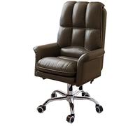 Chaise de bureau ergonomique avec support lombaire réglable pour adultes, style exécutif, noir confortable et élégant pour la maison et le bureau