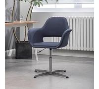Chaise de bureau ergonomique - Chaise de bureau pivotante réglable avec accoudoirs et base robuste pour plus de stabilité dans le bureau à domicile, les salles d'étude et de réunion