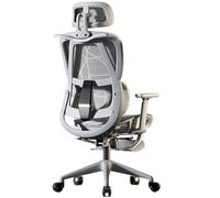 Chaise De Bureau Ergonomique Chaises De Bureau De Gaming ExéCutive Ordinateur Pivotant Support Lombaire 3D Accoudoir RéGlable Fonction D’Inclinaison Repose Pieds Maison éTudiant