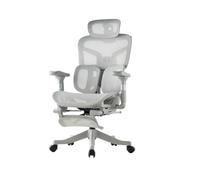 Chaise De Bureau Ergonomique Dossier D’Ordinateur Chaises De Bureau Appuie TêTe RéGlable Soutien Lombaire Accoudoirs 4d Repose Pieds ExéCutif De Jeu Pivotant éTude à Domicile